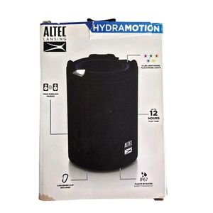 Altec Lansing HydraMotion Bluetooth Waterpoof Speaker With‎ Strobe Lights NEW